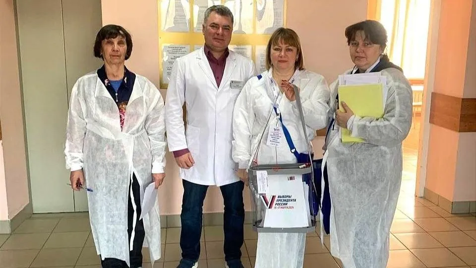В Каширской больнице пациентам помогли проголосовать на выборах