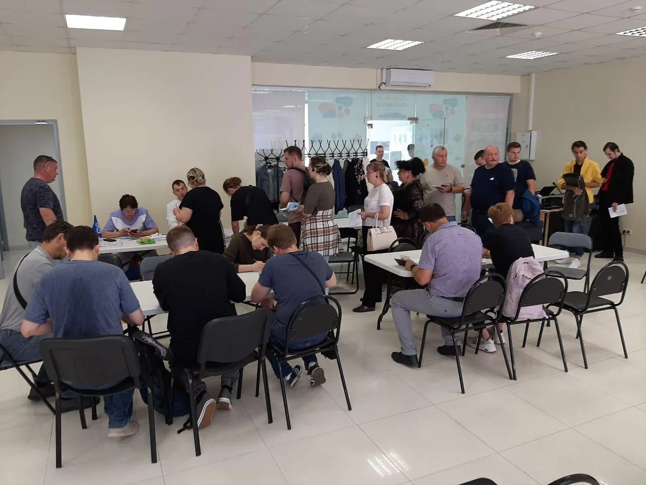 Сдающие кровь в Реутове в июле 2023 года