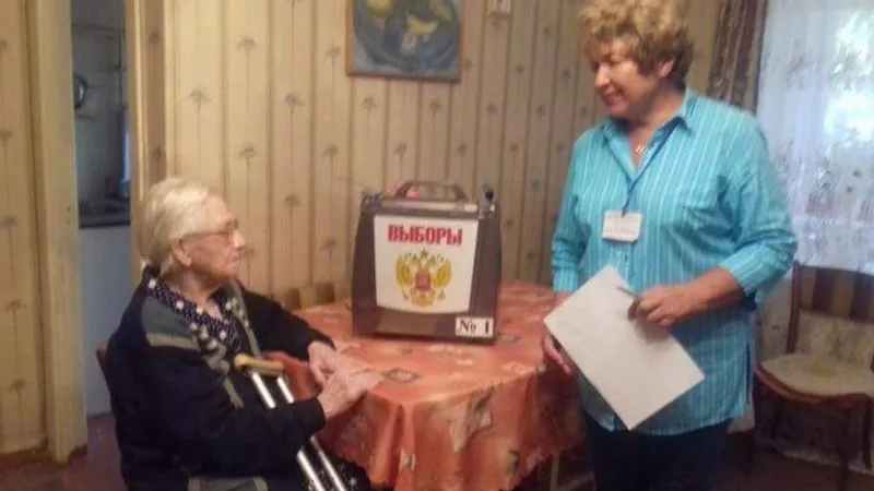 Столетняя жительница Электростали проголосовала на выборах