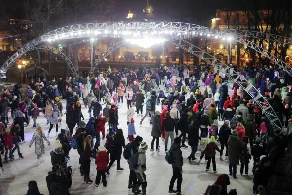 Каток в саду «Эрмитаж»