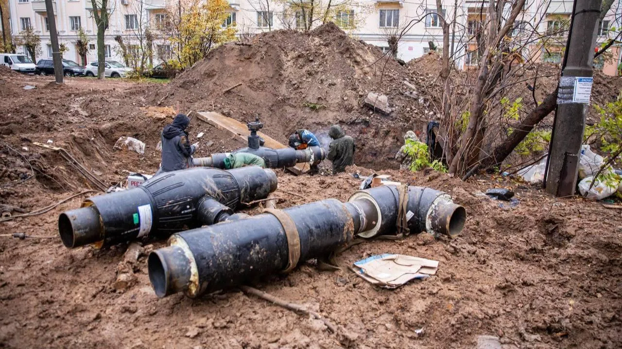 В Подольске выполнили более половины объема работ по строительству теплосетей в 2025 году