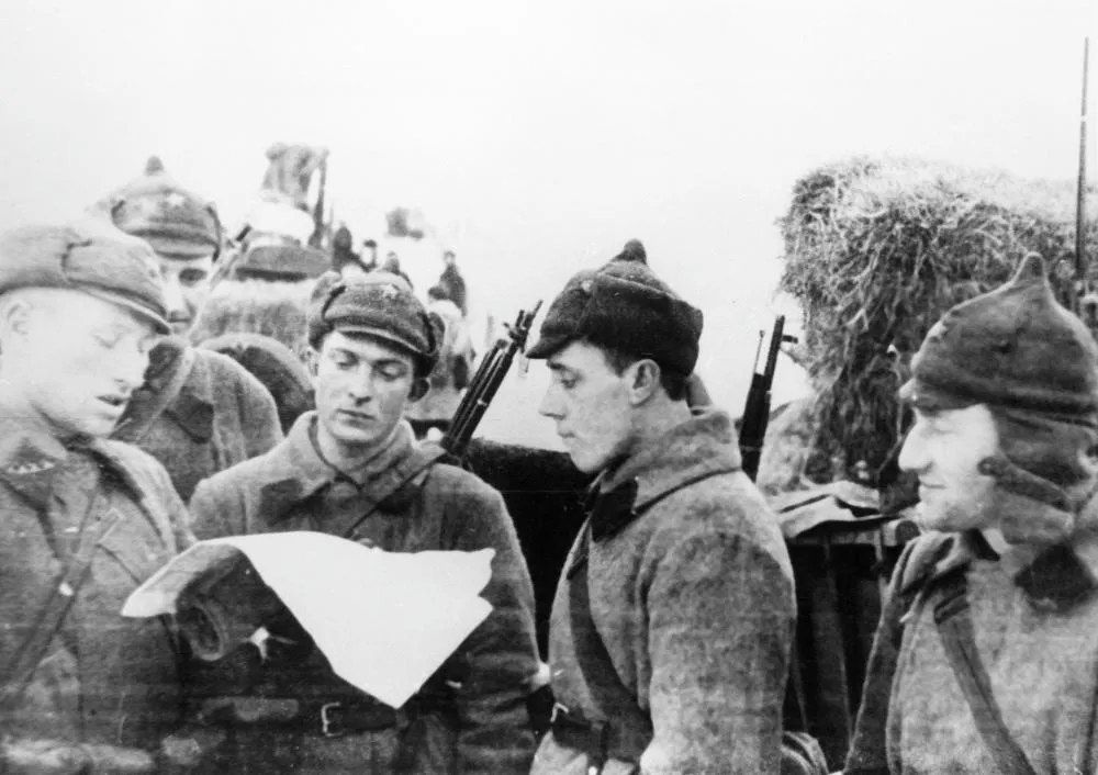 Советско-финская война 1939–1940 годы, бойцы Красной армии