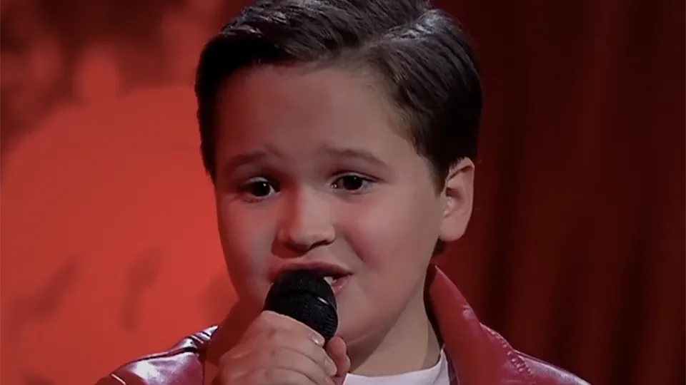 Кадр из видео телепрограммы «Голос. Дети»