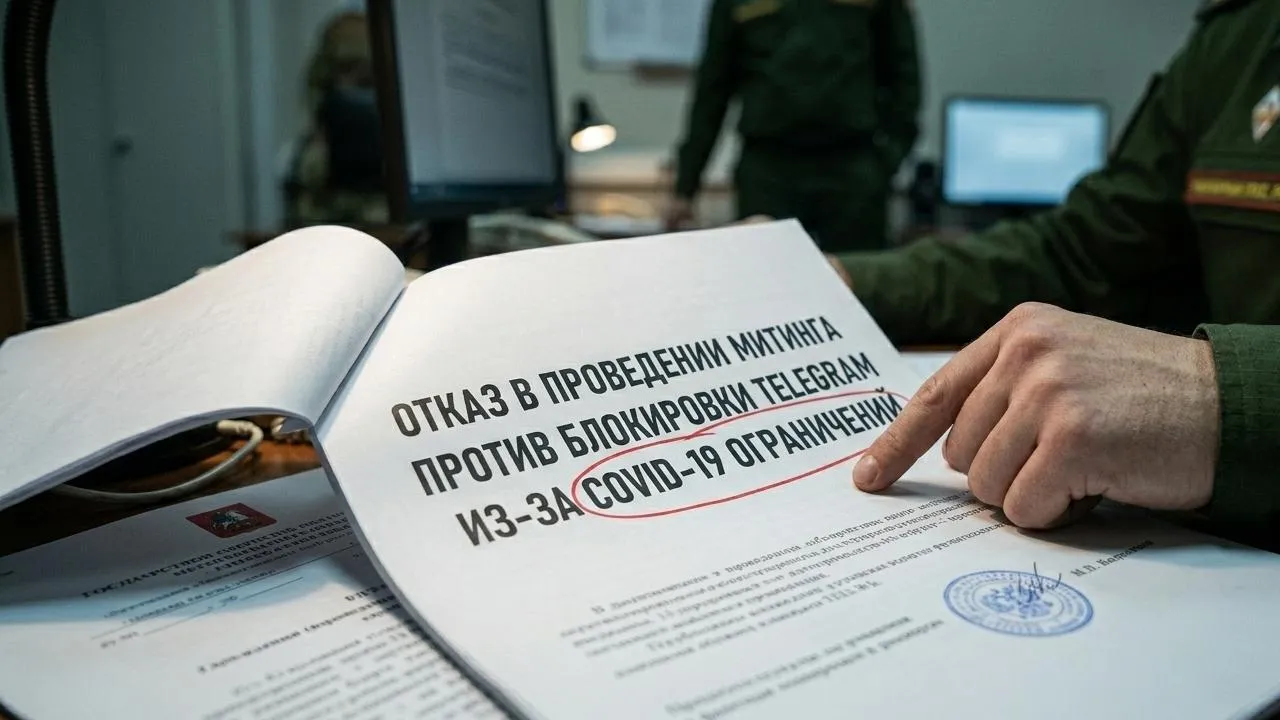 Протест не прошел санитарный контроль: столичные власти отказали в акции против блокировки Telegram