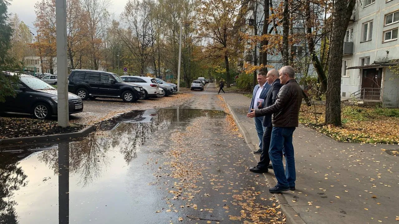 Заместители главы администрации Владимир Парамонов, Евгений Митител и Андрей Петяев Фото: администрация Краснознаменска