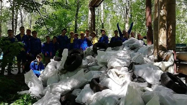Волонтеры собрали более 130 мешков мусора в Балашихе