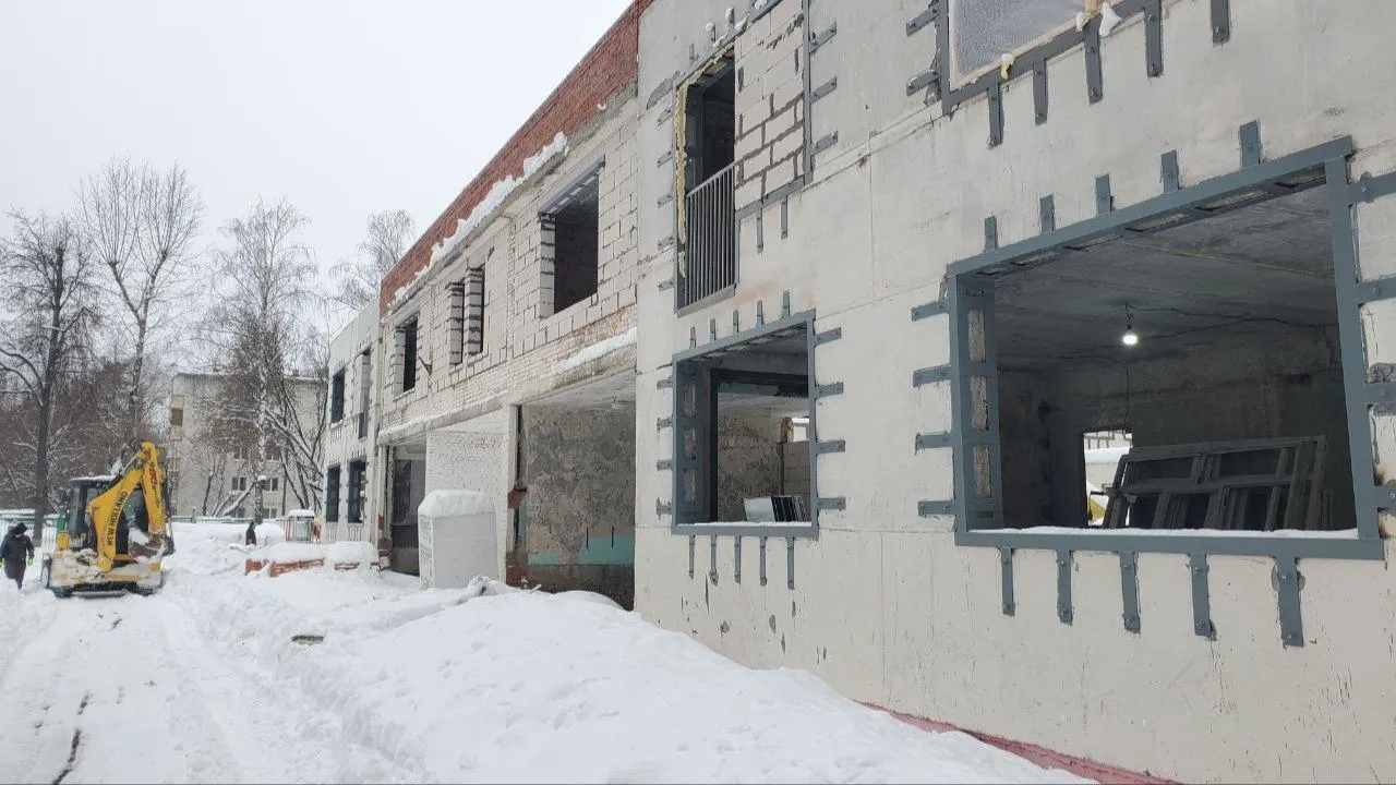 Капитальный ремонт детсада при школе № 12 Подольска выполнили на четверть