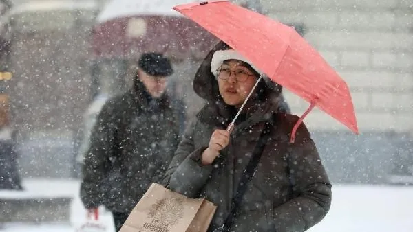 «Желтый» уровень опасности объявили в столичном регионе из-за снега и ветра