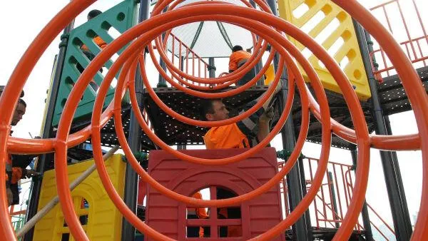 Игровые и спортивные комплексы установят в Клинском районе