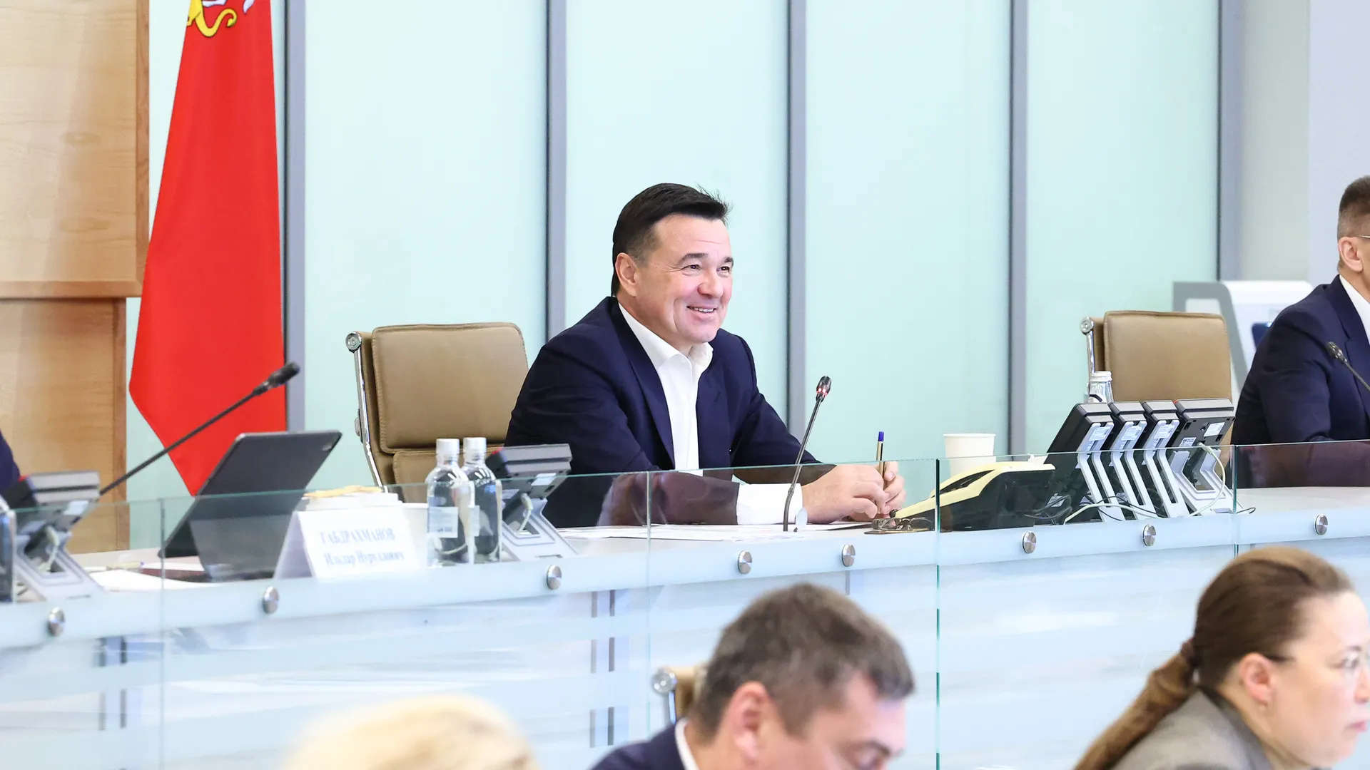 Еженедельное совещание Губернатора Подмосковья с областным правительством и главами муниципалитетов