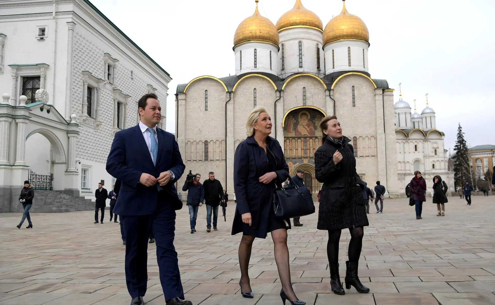 Марин Ле Пен в Москве