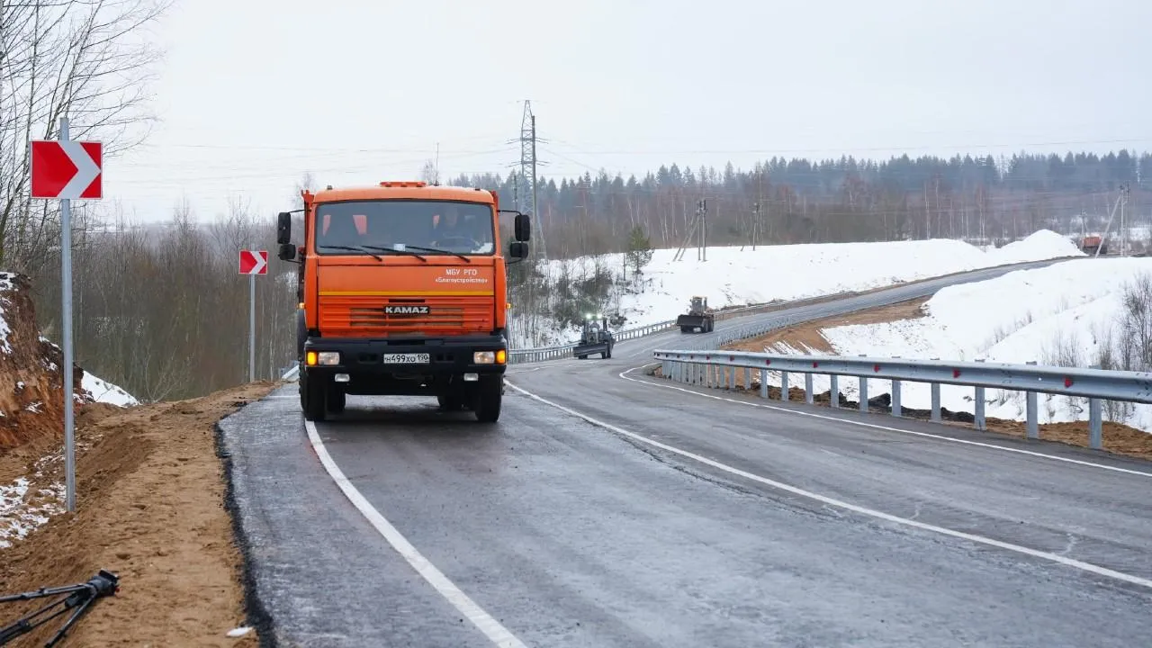 Рабочее движение по объездной дороге поселка Тучково открыли в Рузе
