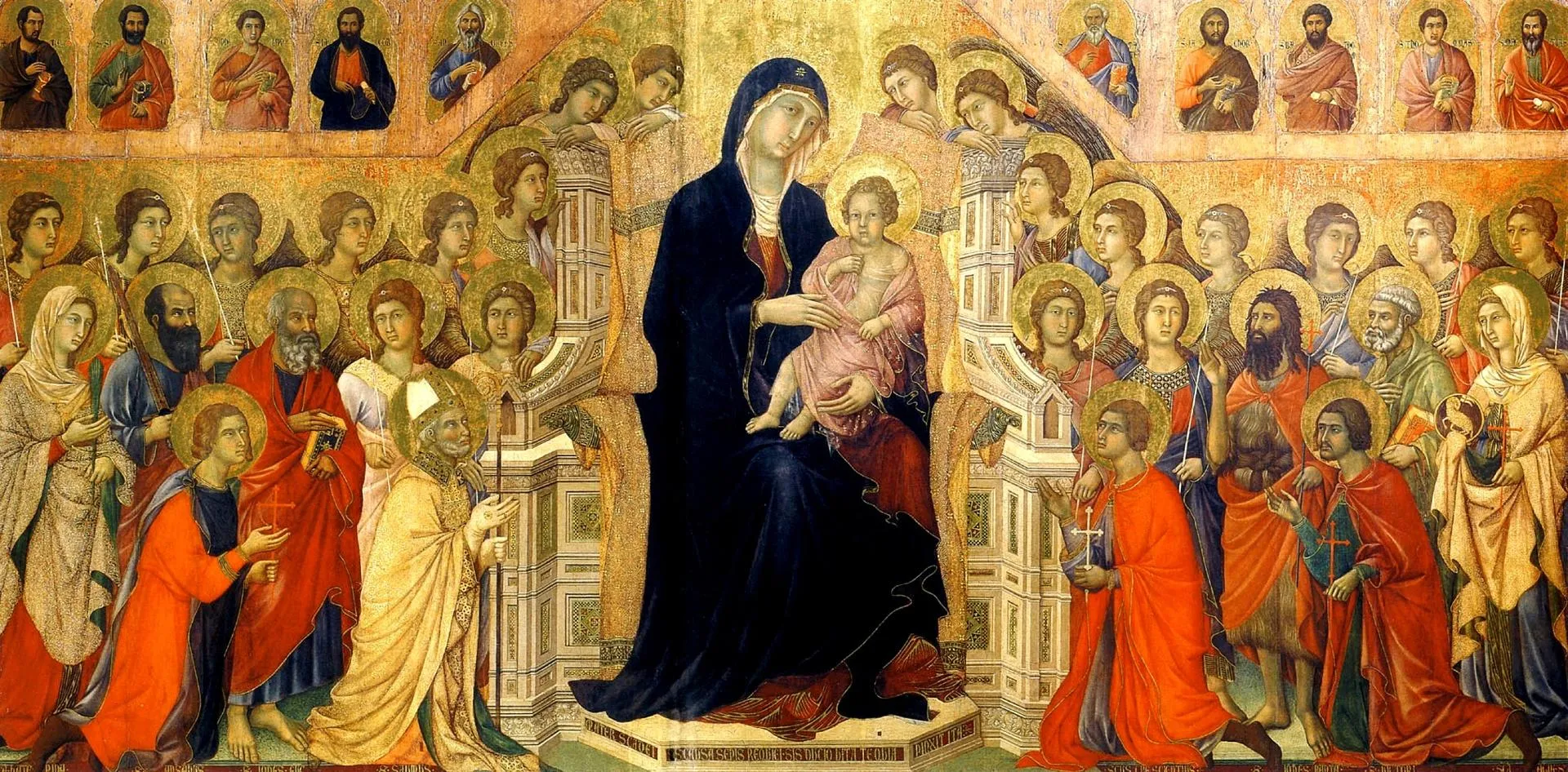 Маэста, Дуччо ди Буонинсенья, 1308–1311 годы