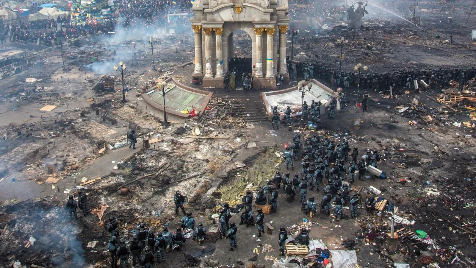 Майдан Незалежности, Киев, 2014 год
