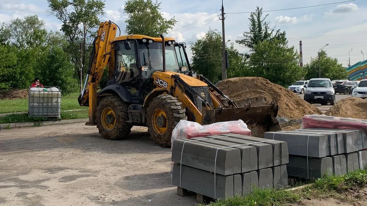 В подмосковном Ступине модернизируют привокзальную площадь