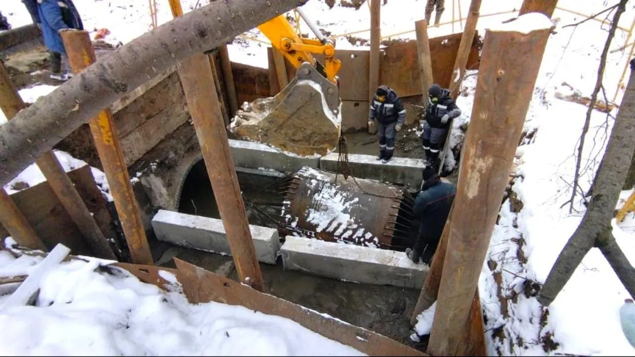 В Солнечногорске модернизировали 1,2 тыс. метров участка коллектора