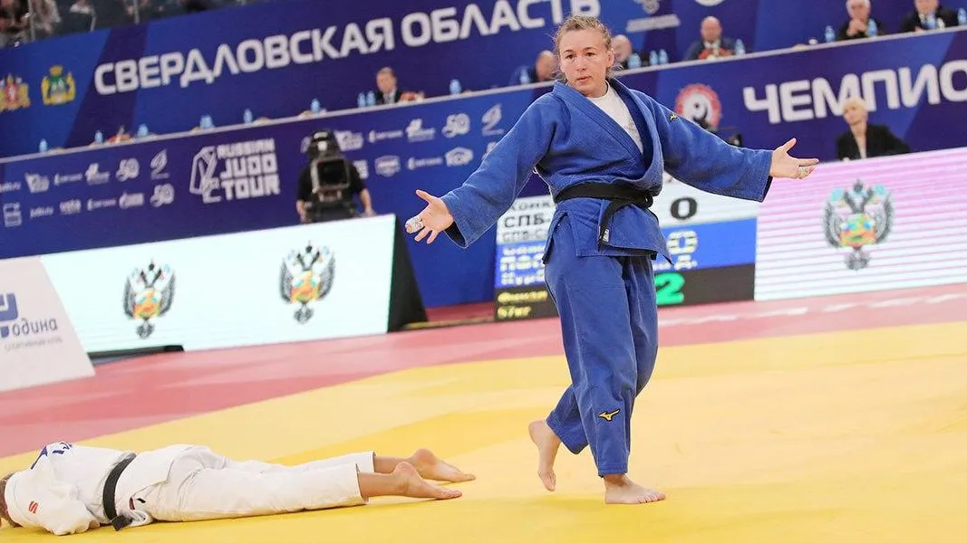 Россиянка Дарья Курбонмамадова завоевала золотую медаль на чемпионате Европы по дзюдо