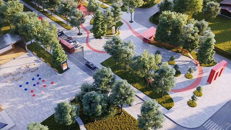 Фонтаны, щебетание птиц и львы: как преобразятся скверы и площади в Подмосковье в 2020 году 