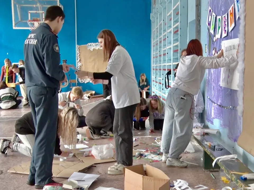 Слет студенческих отрядов в Клину, где они попробовали себя в роли вожатых и отработали навыки работы с детьми. Фото: МедиаБанк Подмосковья/Данила Кирьянов