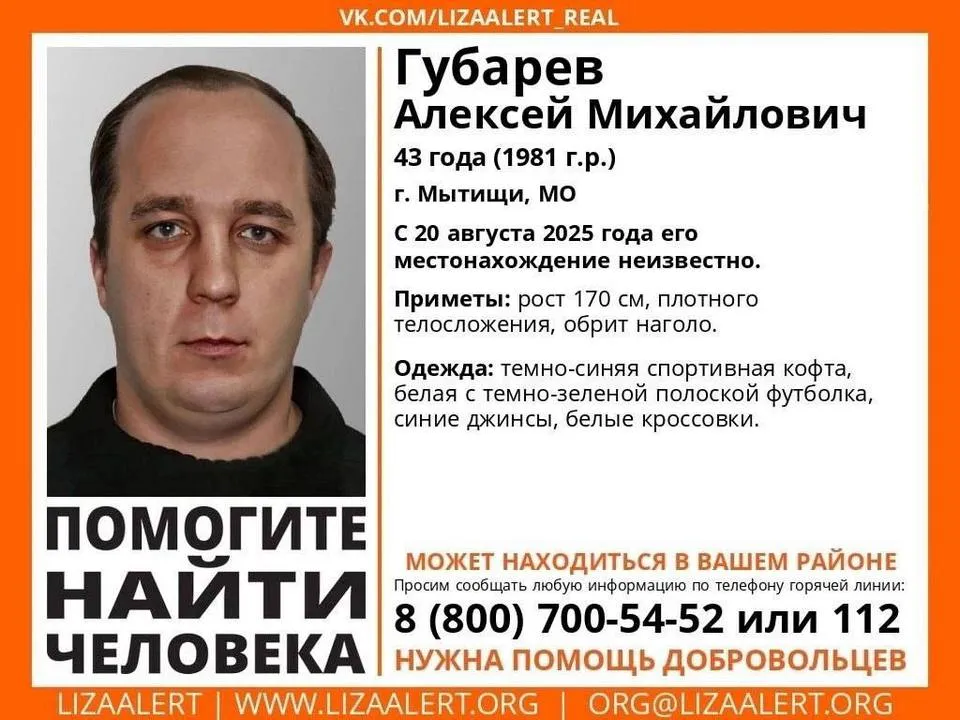 Фото: Поисково-спасательный отряд «Лиза Алерт»