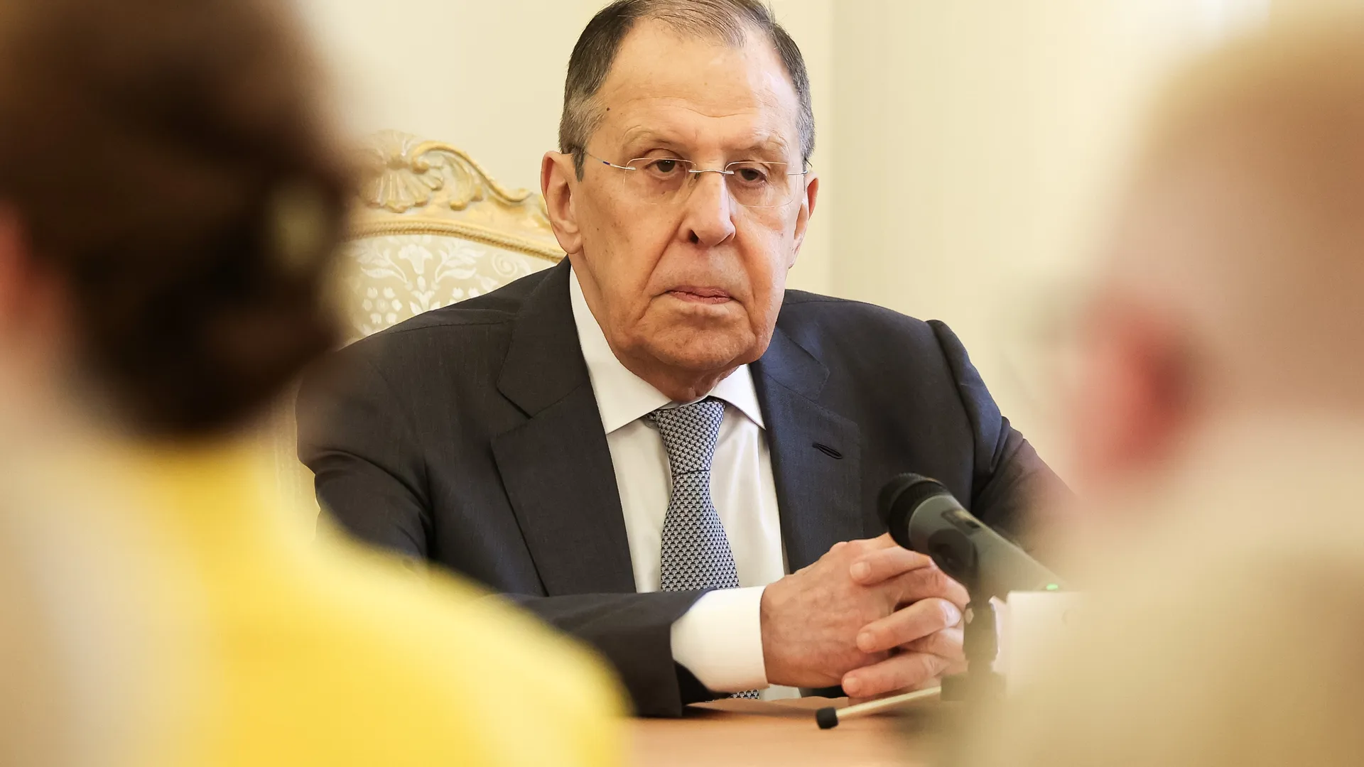 Сергей Лавров на церемонии вручения дипломов ветеранам СВО