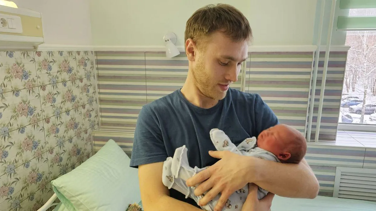 Алексей с сыном. Фото: Видновский ПЦ