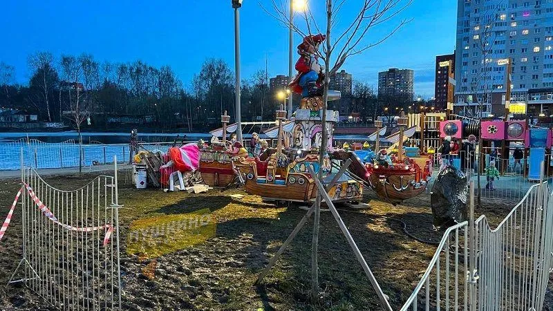 В Пушкино демонтируют детские аттракционы по просьбам жителей