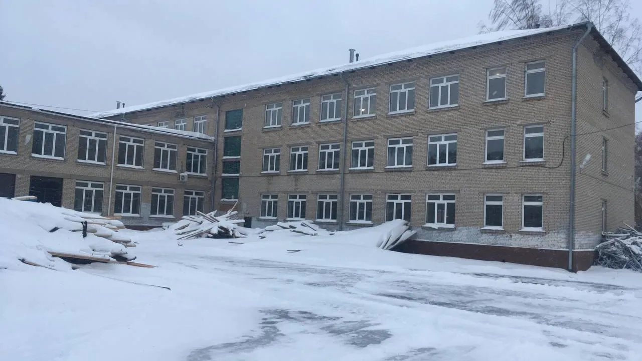 Демонтажные работы завершились в здании школы в городском округе Шаховская