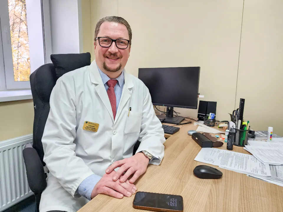 Заведующий отделением&nbsp;Сергей Сложеникин. Фото: МедиаБанк Подмосковья/Мария Андрюхина