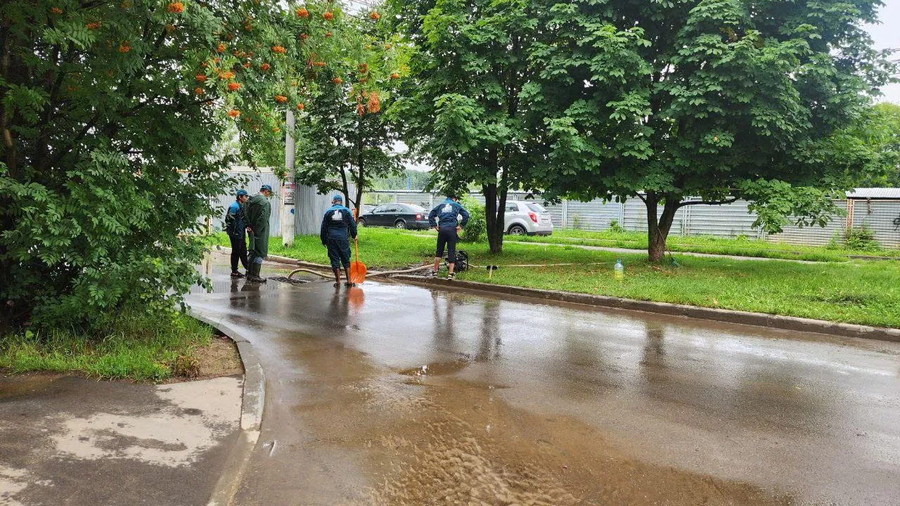 результат после устранения подтопления