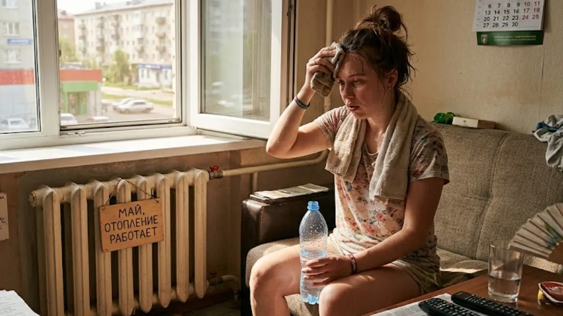 «Стоит 30-градусная жара»: жители Казани пожаловались на работающее отопление в мае