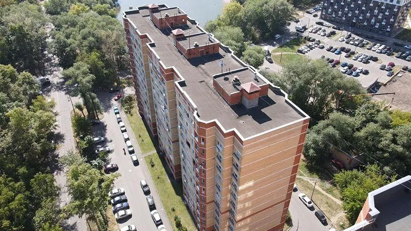 В Люберцах дрон проверил готовность домов к зиме