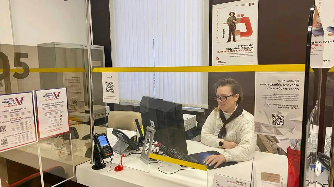Информационные плакаты для избирателей появятся в МФЦ Подмосковья в преддверии выборов президента